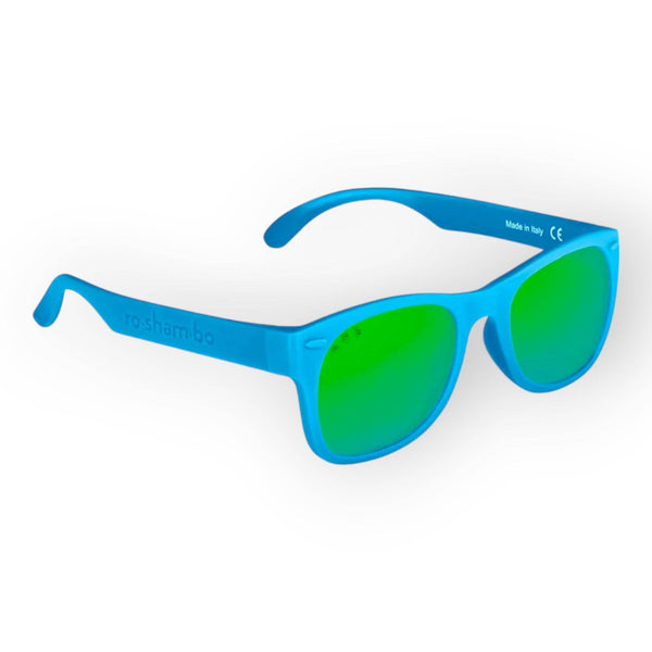 Roshambo Zack Morris Blue Shades Baby (0-2 Yrs) Mirrored Green - BabyAmore