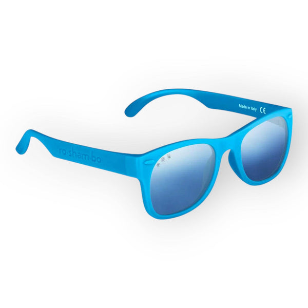 Roshambo Zack Morris Blue Shades Junior (5+Yrs) Mirrored Chrome - BabyAmore