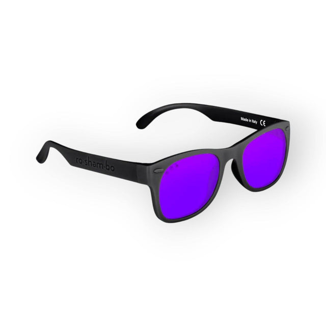 Roshambo Bueller Black Shades Baby (0-2 Yrs) Mirrored Purple