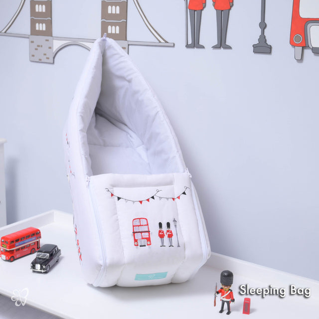 Blooms and Butterflies London Bridge Sleeping Bag