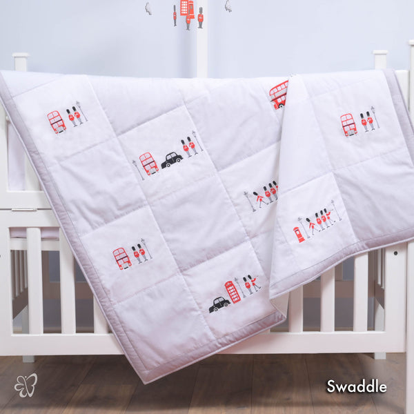 Blooms and Butterflies London Bridge Swaddle