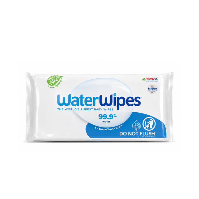 WaterWipes Original Baby Wipes – Pack of 1 (60 Wipes)