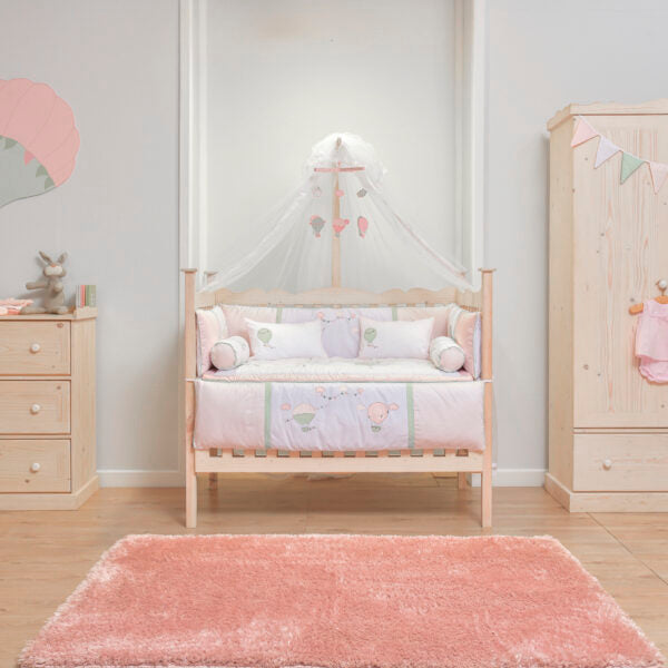 Blooms and Butterflies Windy Pink Full Bedding Set