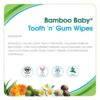 Buy Aleva Naturals Bamboo Baby Tooth 'n' Gum Wipes, 30 Counts online with Free Shipping at Baby Amore India, Babyamore.in