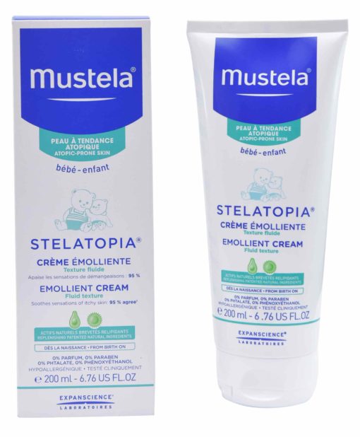 Buy Mustela Stelatopia Emollient Cream, 200ml online with Free Shipping at Baby Amore India, Babyamore.in