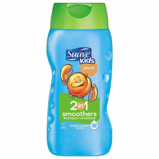 Buy Suave Kids Peach Smoothers 2 in 1 Shampoo & Conditioner, 355 ml online with Free Shipping at Baby Amore India, Babyamore.in