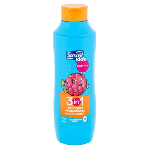Buy Suave Kids Raspberry 3 in 1 Shampoo + Conditioner + Body Wash, 665 ml online with Free Shipping at Baby Amore India, Babyamore.in