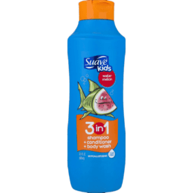 Buy Suave Kids Watermelon 3 in 1 Shampoo + Conditioner + Body Wash, 665 ml online with Free Shipping at Baby Amore India, Babyamore.in