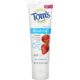 Buy Tom's of Maine, Children's Fluoride Free Toothpaste, Silly Strawberry, 144g online with Free Shipping at Baby Amore India, Babyamore.in