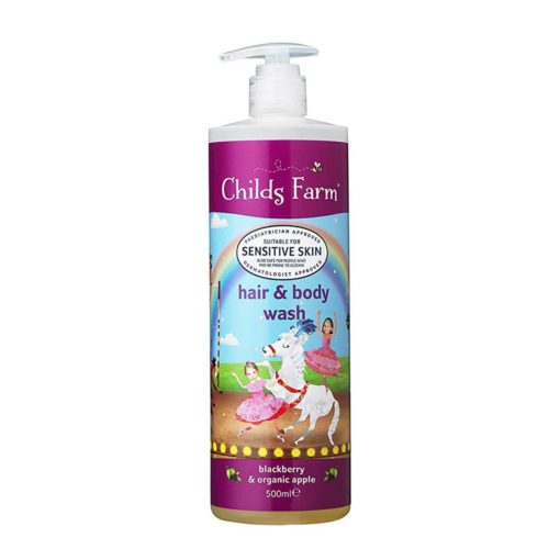 Buy Childs Farm Hair & Body Wash Blackberry & Organic Apple, 500 ml online with Free Shipping at Baby Amore India, Babyamore.in