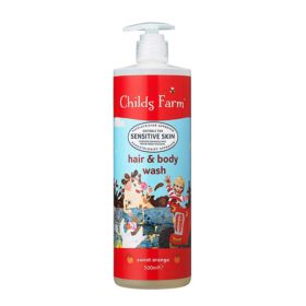 Buy Childs Farm Hair & Body Wash Organic Sweet Orange, 500ml online with Free Shipping at Baby Amore India, Babyamore.in