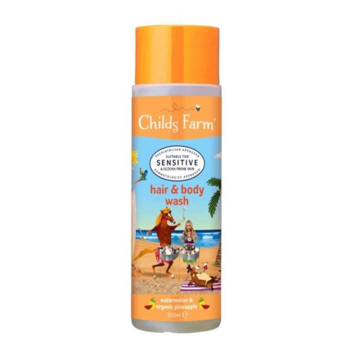 Buy Childs Farm Hair & Body Wash Watermelon & Pineapple, 250ml online with Free Shipping at Baby Amore India, Babyamore.in
