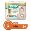 Buy Predo Baby Mini Eco 3-6kg, Size 2, 24 pieces online with Free Shipping at Baby Amore India, Babyamore.in