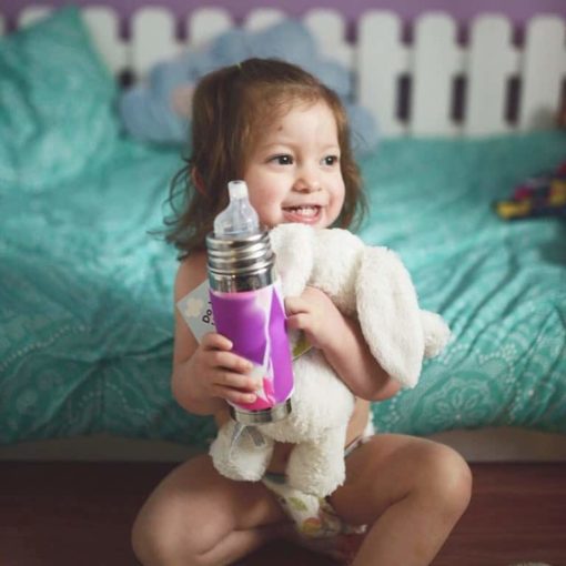 Buy Pura Kiki Vacuum Insulated Sippy Bottle with Sleeve - 9oz online with Free Shipping at Baby Amore India, Babyamore.in