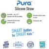 Buy Pura Kiki® Silicone Straw online with Free Shipping at Baby Amore India, Babyamore.in