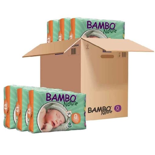 Buy Bambo Nature Premature 1-3kg, Size 0, 144 counts online with Free Shipping at Baby Amore India, Babyamore.in