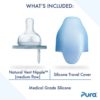 Buy Pura Kiki Infant Bottle with Sleeve - 11oz online with Free Shipping at Baby Amore India, Babyamore.in