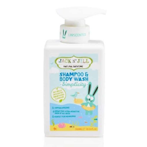 Buy Jack n’ Jill Simplicity Shampoo & Body Wash, Natural Bath Time 300ML online with Free Shipping at Baby Amore India, Babyamore.in