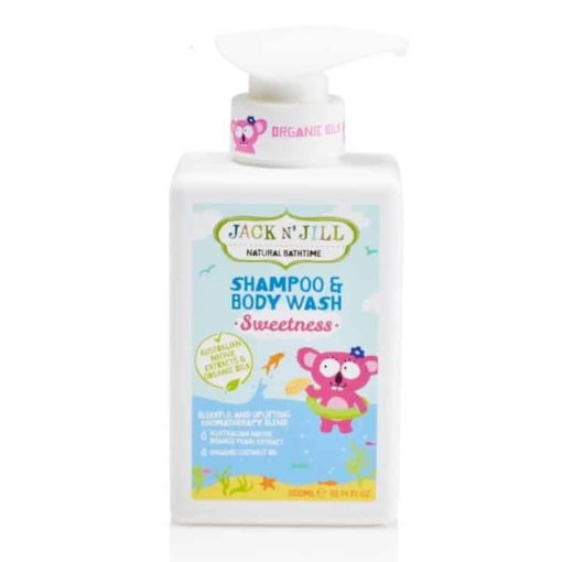 Buy Jack n’ Jill Sweetness Shampoo & Body Wash, Natural Bath Time 300ML online with Free Shipping at Baby Amore India, Babyamore.in