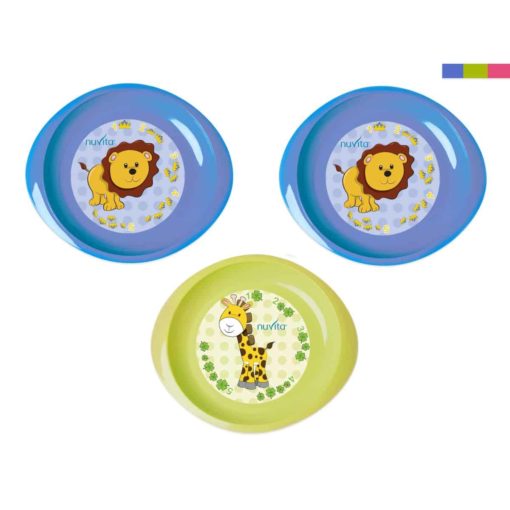 Buy Nuvita Baby Plate, First Numbers, Set of 3 online with Free Shipping at Baby Amore India, Babyamore.in