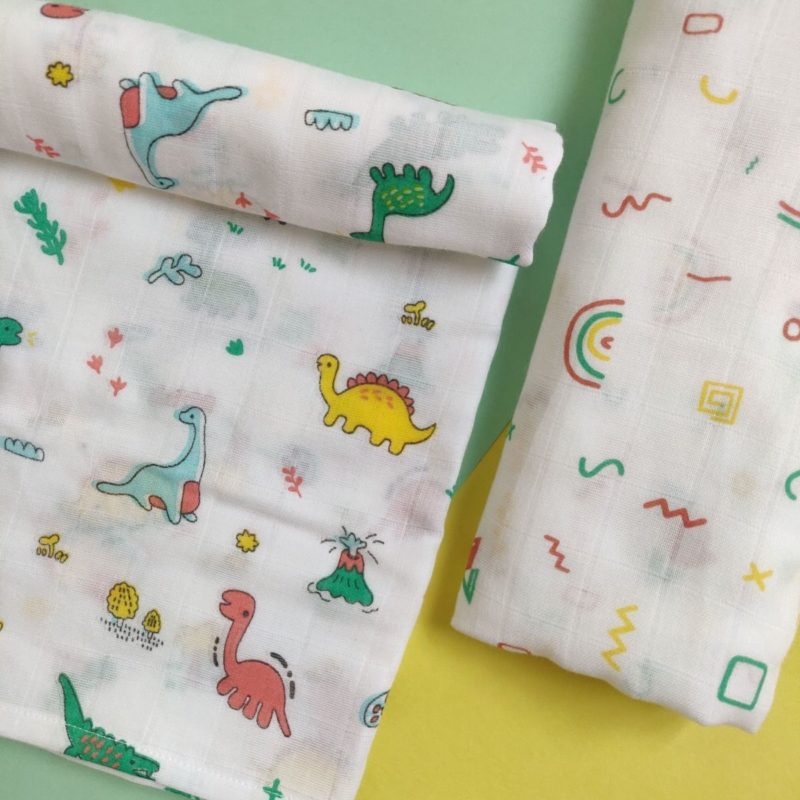 Buy Muslin Cotton Swaddles (Pack of 2) - Stone Age online with Free Shipping at Baby Amore India, Babyamore.in