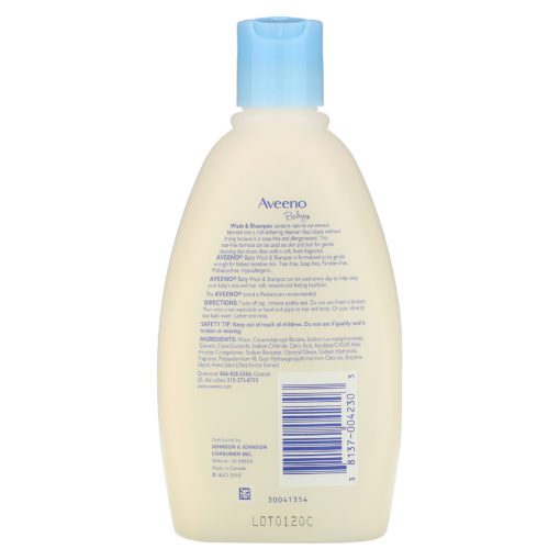 Buy Aveeno Baby Wash & Shampoo, 354ml online with Free Shipping at Baby Amore India, Babyamore.in