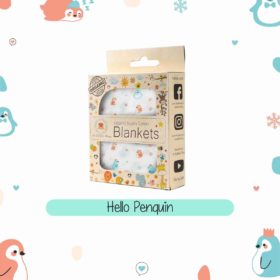 Buy Organic Muslin Cotton Blanket - Hello Penguin online with Free Shipping at Baby Amore India, Babyamore.in
