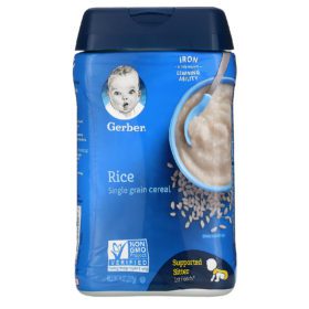 Buy Gerber Rice Single Grain Cereal - 227g online with Free Shipping at Baby Amore India, Babyamore.in