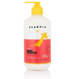 Buy Alaffia, Kids Hair & Body Lotion Coconut Strawberry, 476ml online with Free Shipping at Baby Amore India, Babyamore.in