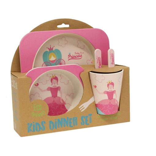 Buy Bamboo Fibre Eco Friendly Princess Dinnerware Set online with Free Shipping at Baby Amore India, Babyamore.in