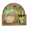 Buy Bamboo Fibre Eco Friendly Crocodile Dinnerware Set online with Free Shipping at Baby Amore India, Babyamore.in