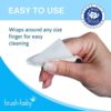 Buy Brush-Baby Dental Wipes, 0-16 months, Single Box of 28 Sachets - White online with Free Shipping at Baby Amore India, Babyamore.in