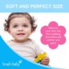 Buy Brush-Baby Cool&Calm Rattle Teether, 4+ months - Yellow & Blue online with Free Shipping at Baby Amore India, Babyamore.in
