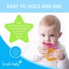Buy Brush-Baby Cool&Calm Rattle Teether, 4+ months - Pink & Orange online with Free Shipping at Baby Amore India, Babyamore.in