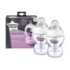Buy Tommee Tippee Closer To Nature Bottles with Anti-Colic Valve, 260ml × 2 online with Free Shipping at Baby Amore India, Babyamore.in