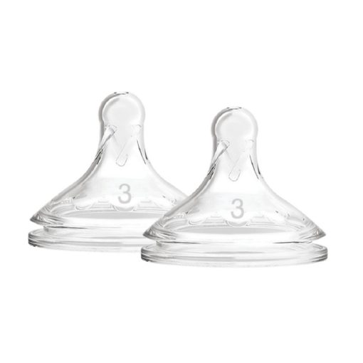 Buy Dr. Brown’s™ Options+™ Wide-Neck Baby Bottle Nipple, Level 3 (6m+), Pack of 2 online with Free Shipping at Baby Amore India, Babyamore.in