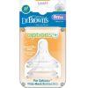 Buy Dr. Brown’s™ Options+™ Wide-Neck Baby Bottle Nipple, Level 4 (9m+), Pack of 2 online with Free Shipping at Baby Amore India, Babyamore.in
