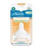 Buy Dr. Brown’s™ Options+™ Wide-Neck Baby Bottle Nipple, Y-Cut (9m+), Pack of 2 online with Free Shipping at Baby Amore India, Babyamore.in