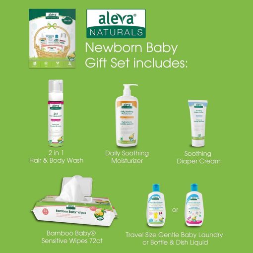 Buy Aleva Naturals Newborn Baby Gift Set online with Free Shipping at Baby Amore India, Babyamore.in