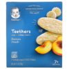 Buy Gerber Teethers Gentle Teething Wafers, 7+ Months, Banana Peach - 48g online with Free Shipping at Baby Amore India, Babyamore.in