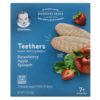 Buy Gerber Teethers Gentle Teething Wafers, 7+ Months, Strawberry Apple Spinach Cereal - 48g online with Free Shipping at Baby Amore India, Babyamore.in