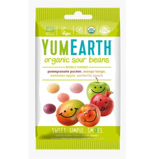 Buy YumEarth Naturally Flavored, Organic Sour Beans - 50g online with Free Shipping at Baby Amore India, Babyamore.in