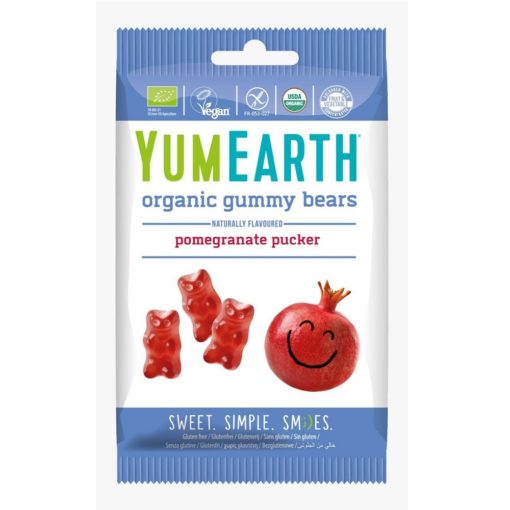 Buy YumEarth Organic Gummy Bears, Pomegranate Pucker - 50g online with Free Shipping at Baby Amore India, Babyamore.in