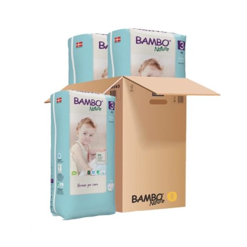 Buy Bambo Nature, Taped Diapers, Tall Pack - Carton online with Free Shipping at Baby Amore India, Babyamore.in