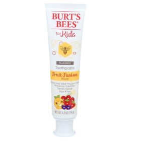 Buy Burt's Bees Kids Fruit Fusion Toothpaste with Fluoride, 4.2oz/119g online with Free Shipping at Baby Amore India, Babyamore.in