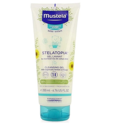 Buy Mustela Stelatopia Cleansing Gel, 200ml online with Free Shipping at Baby Amore India, Babyamore.in