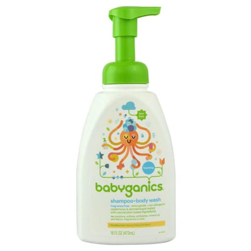 Buy Babyganics Shampoo + Body Wash, 7 fl.oz online with Free Shipping at Baby Amore India, Babyamore.in