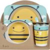 Buy Bamboo Fibre Eco Friendly Bees Dinnerware Set online with Free Shipping at Baby Amore India, Babyamore.in