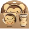 Buy Bamboo Fibre Eco Friendly Monkey Dinnerware Set online with Free Shipping at Baby Amore India, Babyamore.in