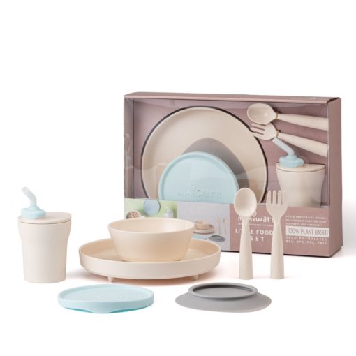 Buy Miniware Little Foodie All-in-one Feeding Set - Little Hipster online with Free Shipping at Baby Amore India, Babyamore.in